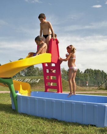 Acquefun Pool Med Rutsjebane