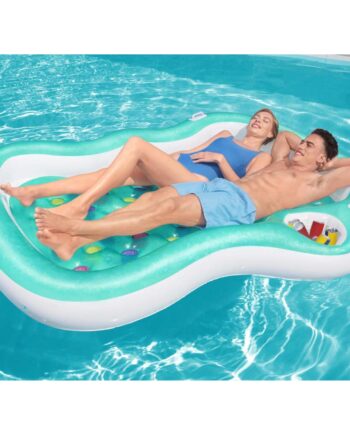 Bestway Bademadras Til Pool Double Designer 224x174