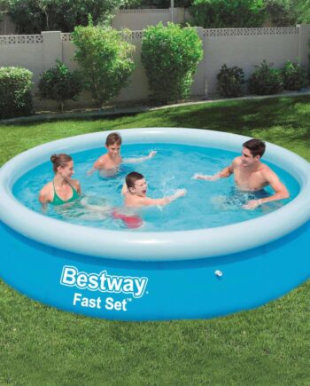 Bestway Fast Set Oppustelig Swimmingpool Rund 366 57273