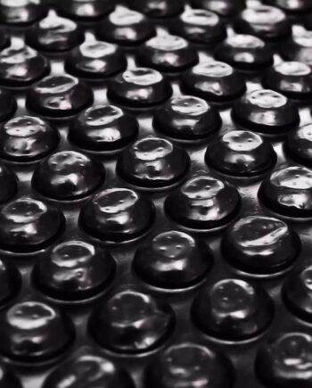 Flydende Soldrevet Poolovertræk Rektangulært Sort