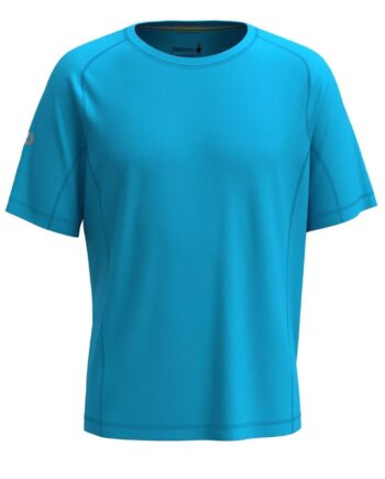 Smartwool Mens Active Ultralite Short Sleeve Blå Pool Blue Medium