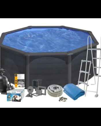 Swim   Fun Pool Basic 132 ø350 Sort Grafit 2733