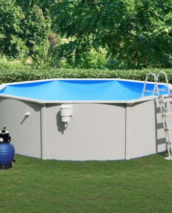 Swimmingpool Med Sandfilterpumpe Poolstige 460x120