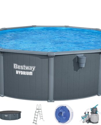 Bestway Hydrium 488 132 Stål Pool Sandfilter Skimmer 2026