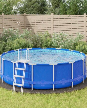 Poolunderlag ø428 Polyester Geotekstil Lysegrå