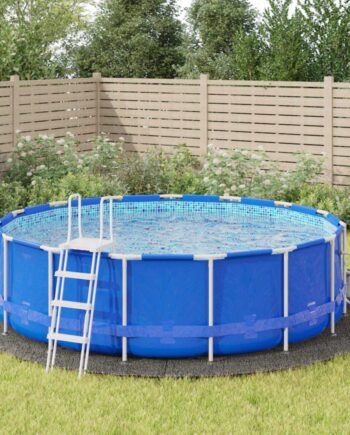 Poolunderlag ø500 Polyester Geotekstil Lysegrå