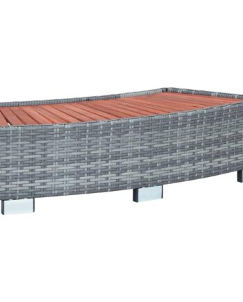 Spatrin Polyrattan   Grå