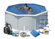 Swim   Fun Pool Basic 132 ø460 Hvid