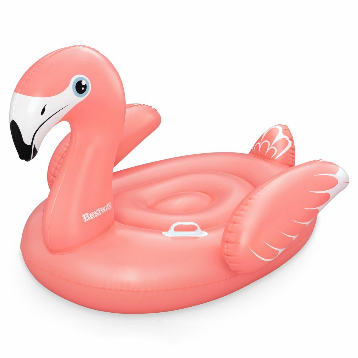 Bestway Oppustelig Flamingo Med Håndtag 138x107 Strand Pool 41525
