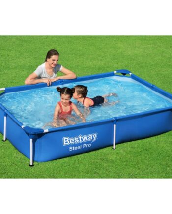 Bestway Steel Pro Fritstående Pool 221  150  Blå