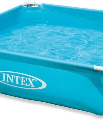 Mini Frame Pool Blå 122x122x30