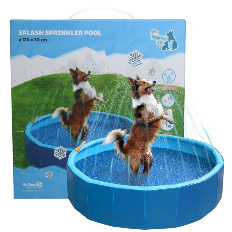 Pool Til Hunde Med Sprinklere Coolpets Splash 120