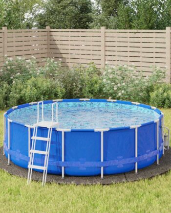 Poolunderlag ø396 Polyester Geotekstil Lysegrå