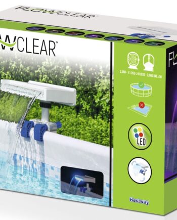 Bestway Flowclear Beroligende Led Vandfald Til Pool