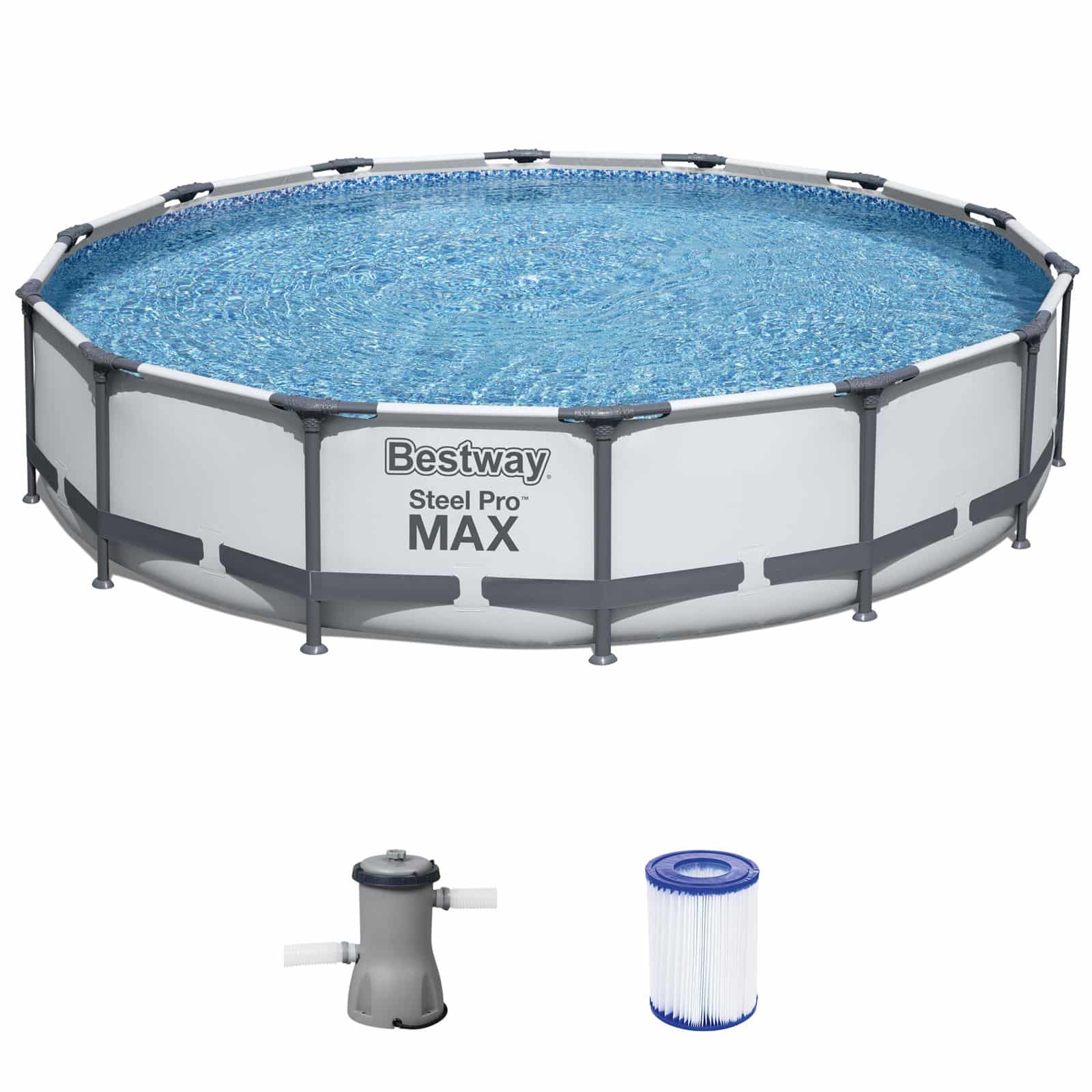 Bestway Frame Pool Ampquotsteel Proampquot Sæt Rundt 427