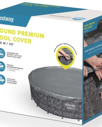 Bestway Overdækning 610 Premium Rund Poolcover