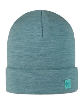 Buff Heavyweight Beanie Merino Solid Pool Hue