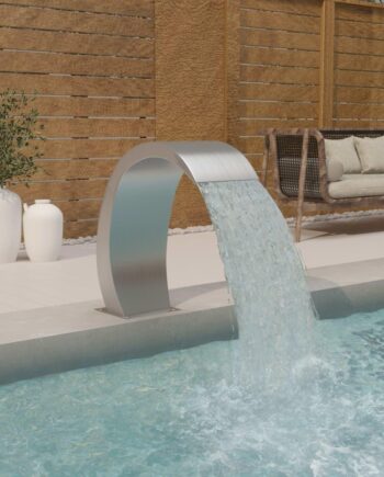 Fontæne Til Pool Med Led   Rustfrit Stål 304