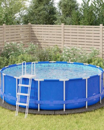 Poolunderlag ø458 Polyester Geotekstil Lysegrå