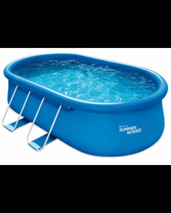 Quick Oppustelig Pool Filterpumpe Stige H107 B457 D305 Blå