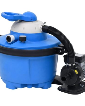 Sandfilterpumpe 385x620x432 200 Blå Sort