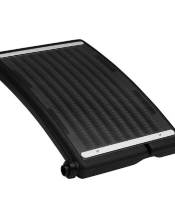Solvarmer Til Pool Buet Panel  Sort