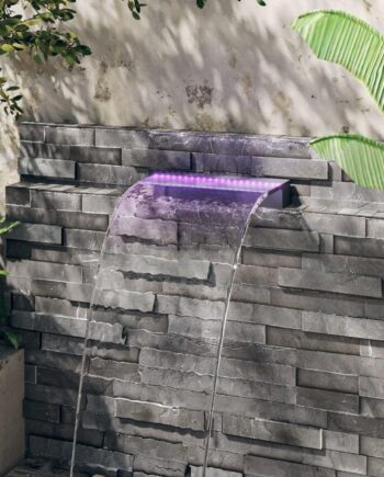 Vandfald Med Rgb Led Lys Akryl Til Havedam Pool