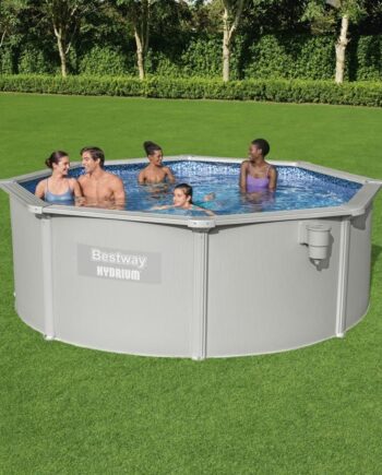 Bestway Hydrium Fritstående Pool 360  120 Rund Grå
