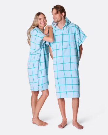 Blå Pool Badeponcho