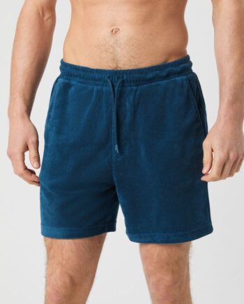 Borg Toweling Pool Shorts Night Sky
