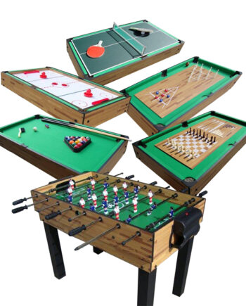 Megaleg Multibord 9i1 Fodbold Pool Hockey Tennis