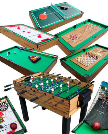 Megaleg Multibord Fodbold Basket Pool Hockey Tennis