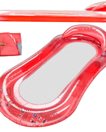 Oppustelig Vandmadras Til Swimmingpool Med Net Rød Bestway 43103