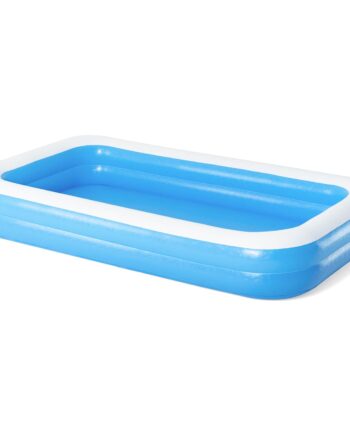Bestway Oppustelig Swimmingpool 305 183 Rektangulær Til Blå