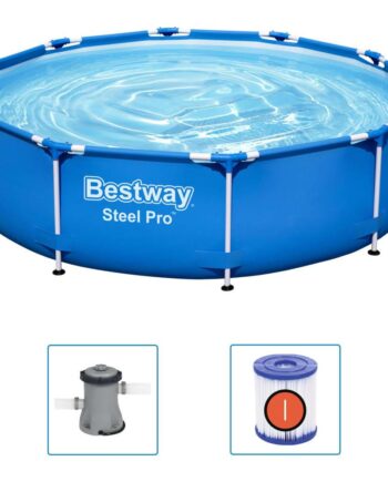 Fritstående Swimmingpool Bestway Steel Pro 305