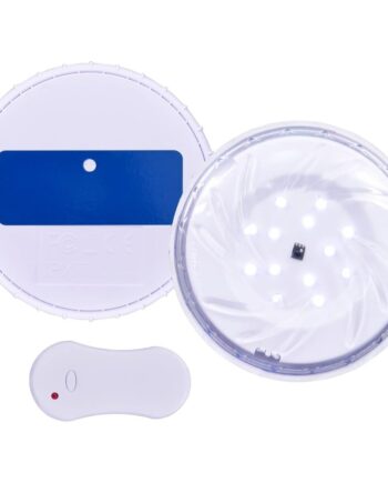 Led Poollampe Med Fjernbetjening Hvid