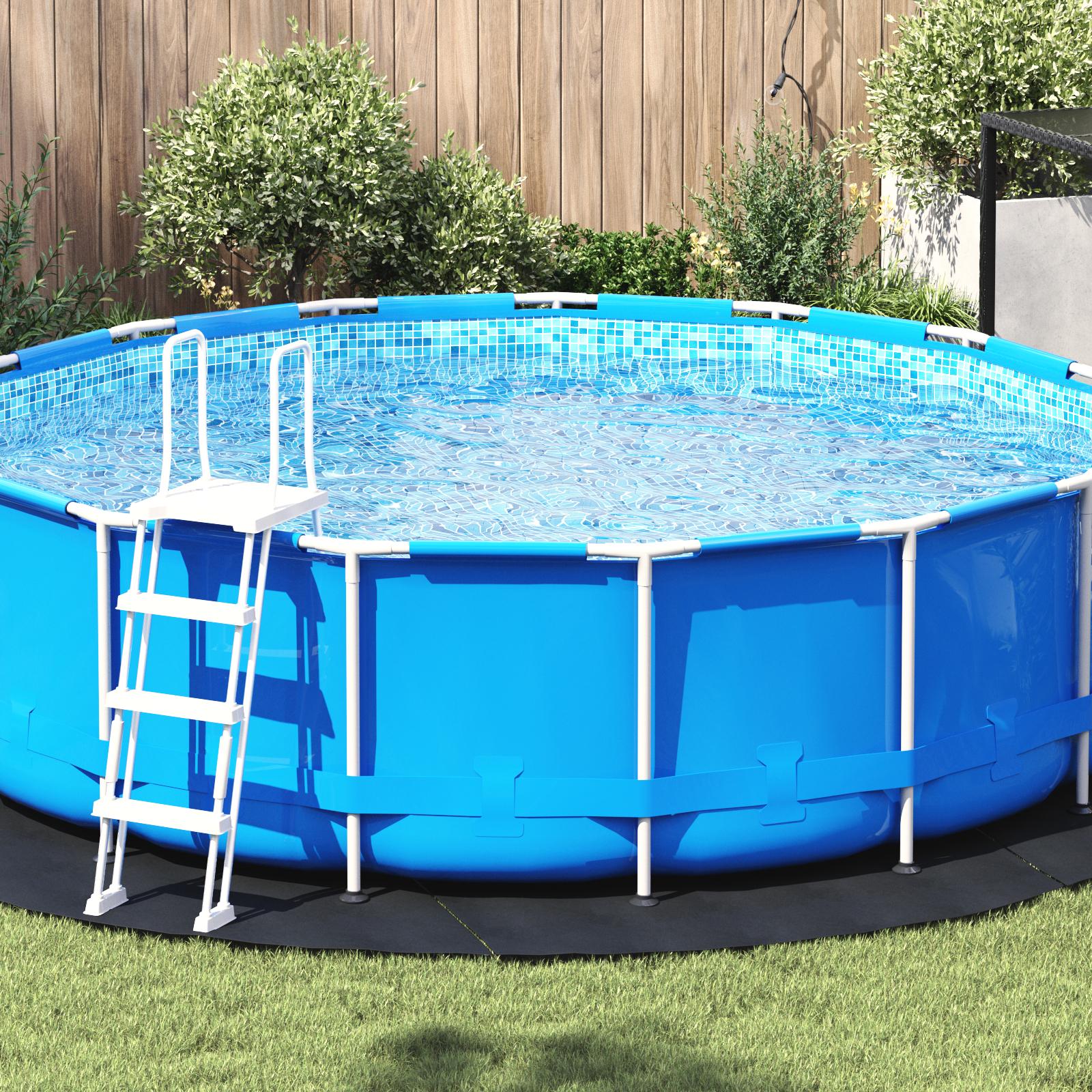 Pool Bundark 366 Rund Sort