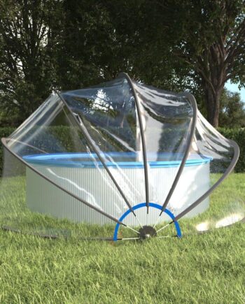 Poolkuppel Rund 467 234 Transparent