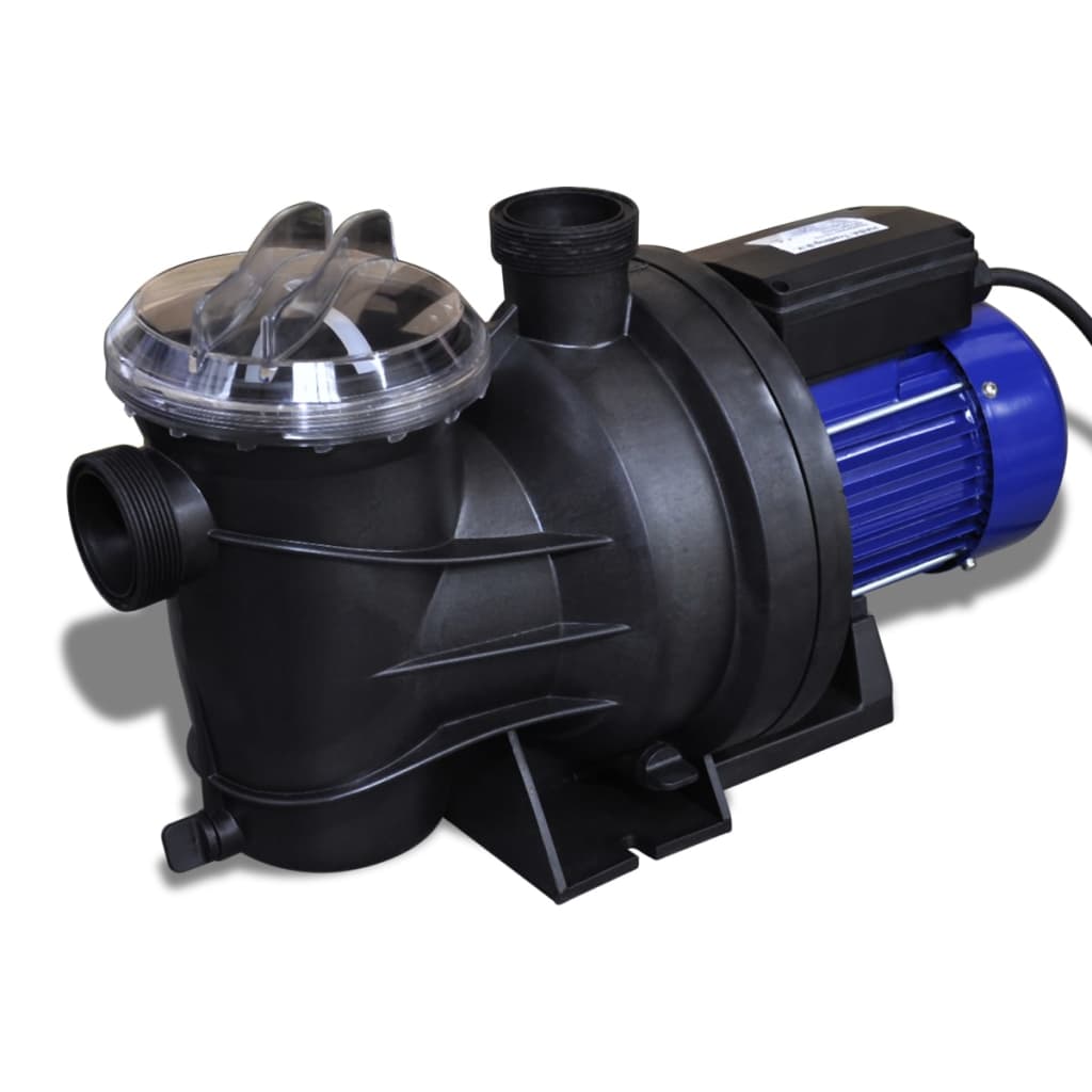 Poolpumpe Elektrisk 500 Blå 16000
