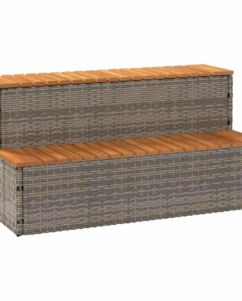 Spatrin 100 Polyrattan Akacietræ Grå